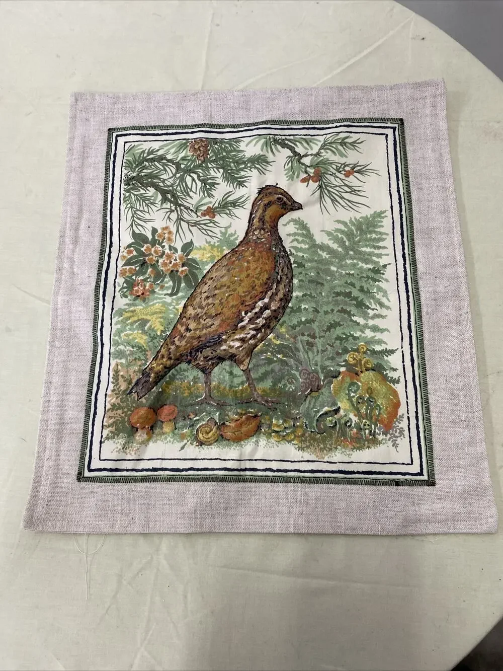 Vintage Handmade Bird Decorative Decor 3D Statement Pillowcase Layered